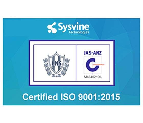 We are ISO certified!